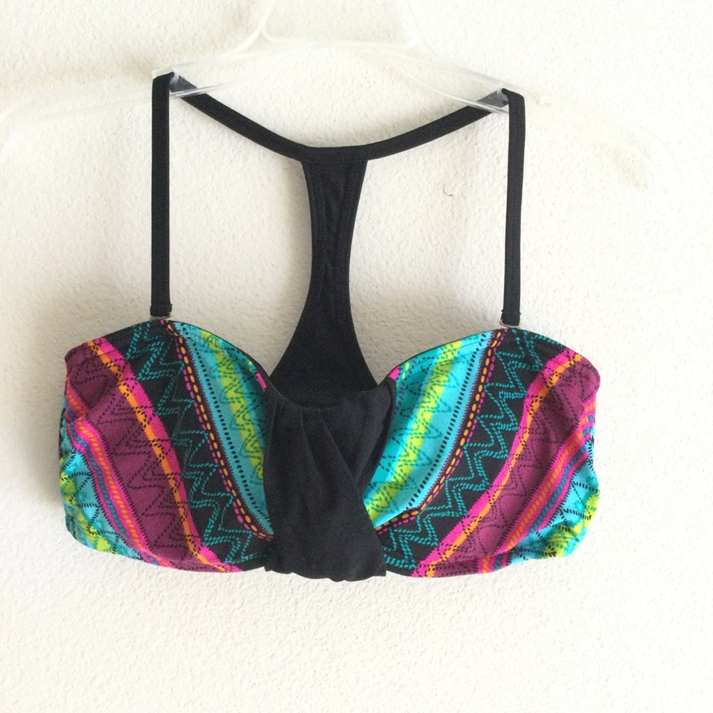 ATHLETA Samba Racerback Bikini Swim Top Sz 36B/C Underwire